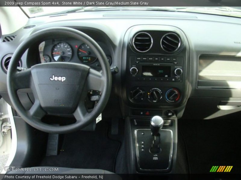 Stone White / Dark Slate Gray/Medium Slate Gray 2009 Jeep Compass Sport 4x4