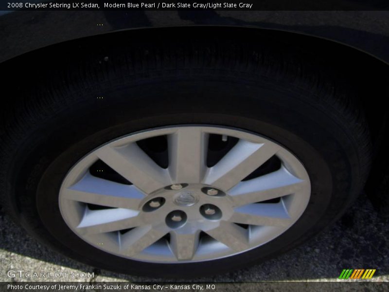 Modern Blue Pearl / Dark Slate Gray/Light Slate Gray 2008 Chrysler Sebring LX Sedan