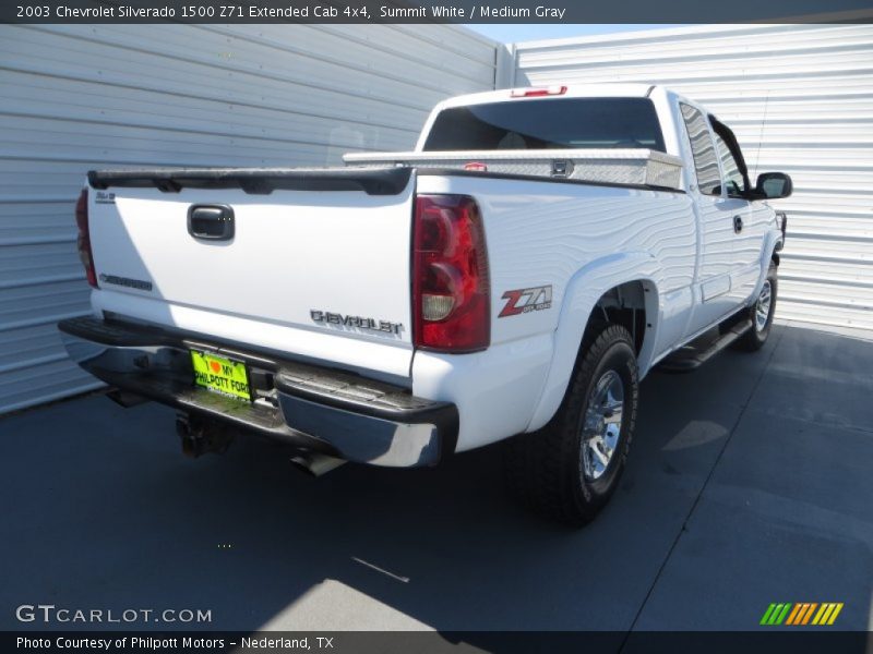 Summit White / Medium Gray 2003 Chevrolet Silverado 1500 Z71 Extended Cab 4x4