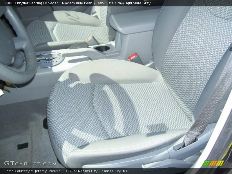 Modern Blue Pearl / Dark Slate Gray/Light Slate Gray 2008 Chrysler Sebring LX Sedan