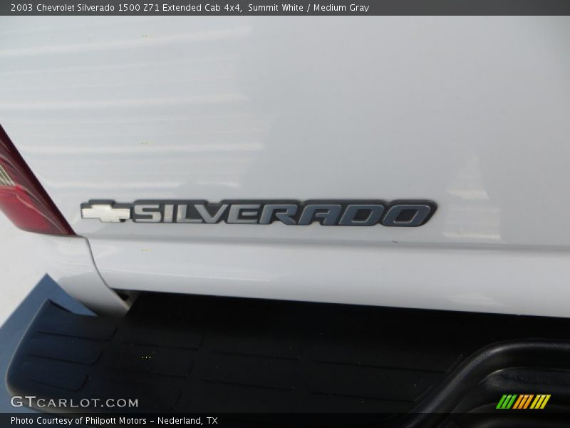 Summit White / Medium Gray 2003 Chevrolet Silverado 1500 Z71 Extended Cab 4x4