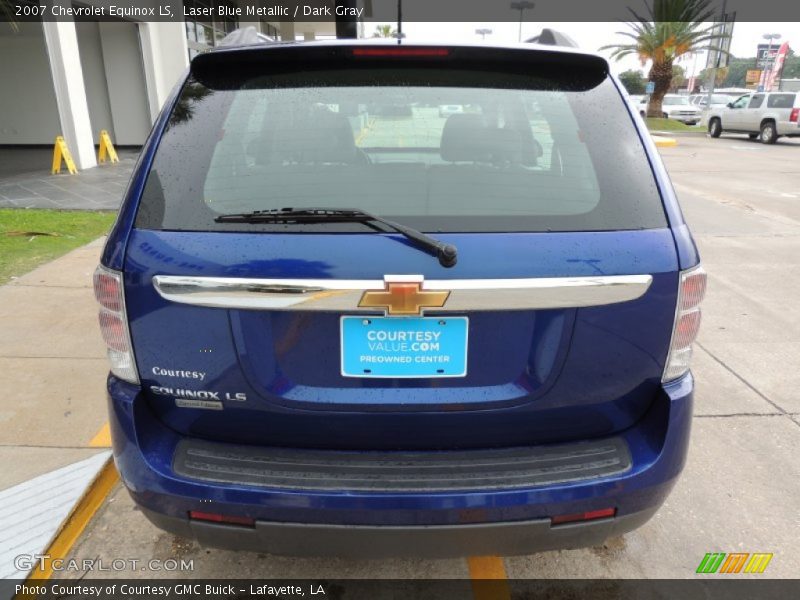 Laser Blue Metallic / Dark Gray 2007 Chevrolet Equinox LS