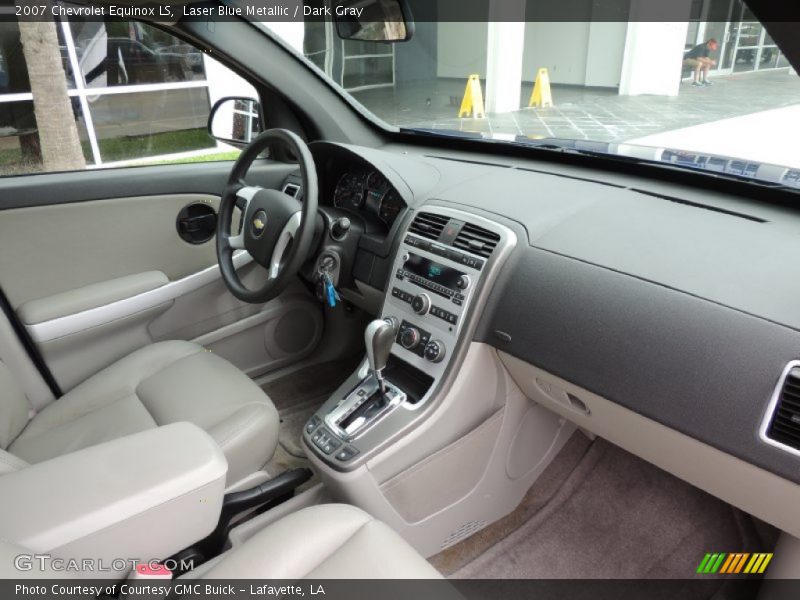 Laser Blue Metallic / Dark Gray 2007 Chevrolet Equinox LS
