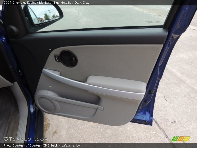 Laser Blue Metallic / Dark Gray 2007 Chevrolet Equinox LS