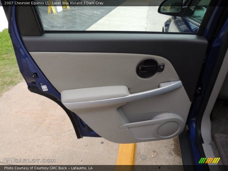 Laser Blue Metallic / Dark Gray 2007 Chevrolet Equinox LS