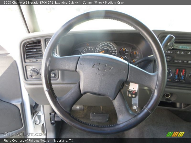 Summit White / Medium Gray 2003 Chevrolet Silverado 1500 Z71 Extended Cab 4x4