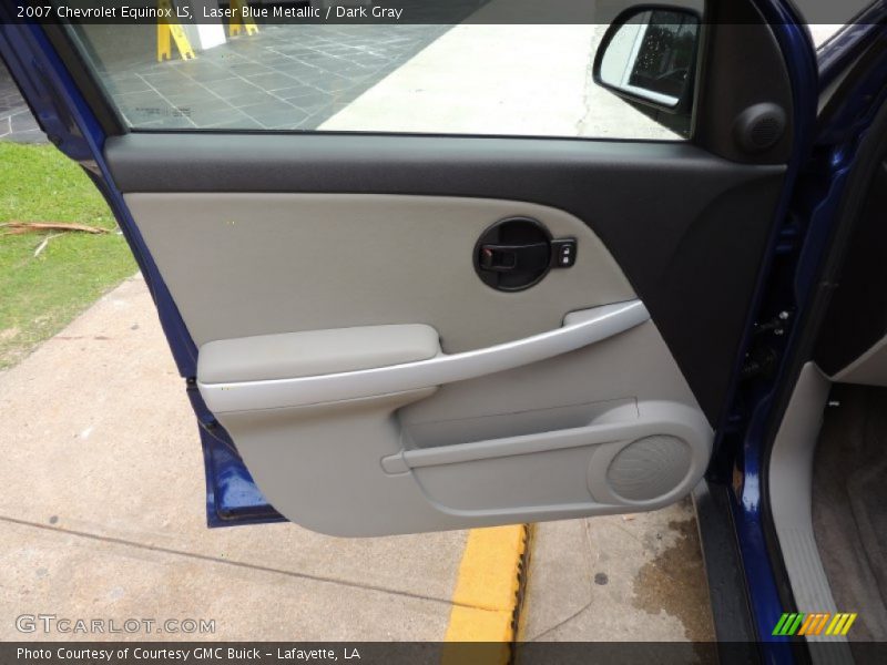 Laser Blue Metallic / Dark Gray 2007 Chevrolet Equinox LS