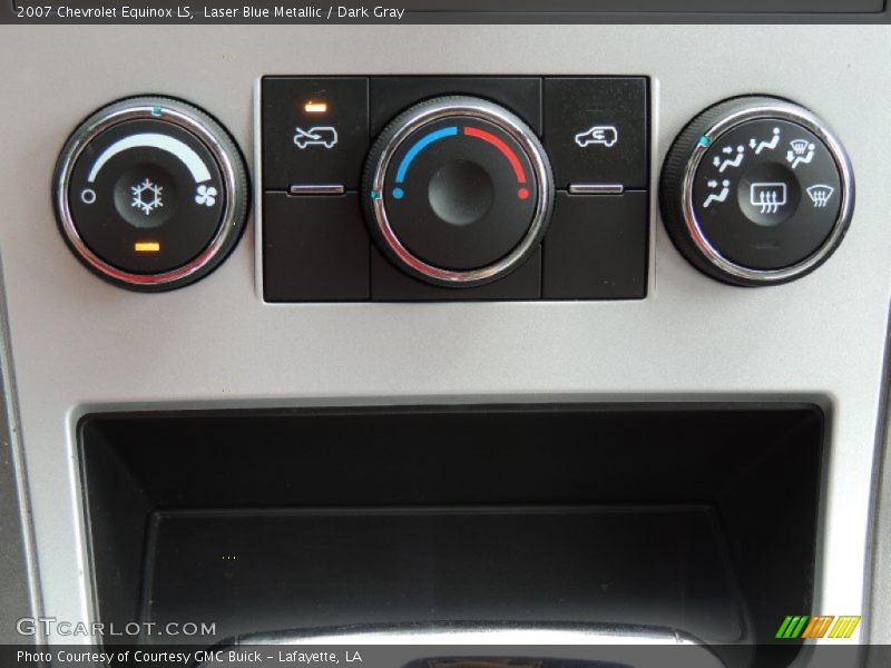 Laser Blue Metallic / Dark Gray 2007 Chevrolet Equinox LS