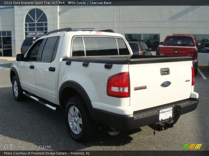 White Suede / Charcoal Black 2010 Ford Explorer Sport Trac XLT 4x4