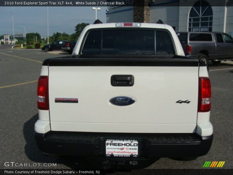 White Suede / Charcoal Black 2010 Ford Explorer Sport Trac XLT 4x4