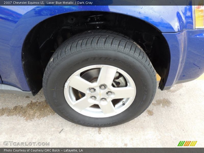 Laser Blue Metallic / Dark Gray 2007 Chevrolet Equinox LS