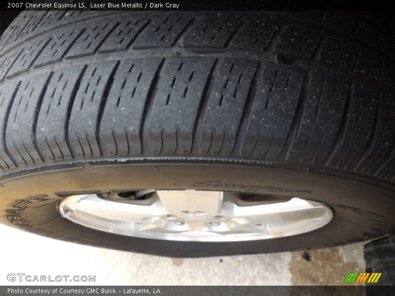 Laser Blue Metallic / Dark Gray 2007 Chevrolet Equinox LS