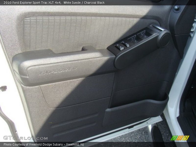 White Suede / Charcoal Black 2010 Ford Explorer Sport Trac XLT 4x4
