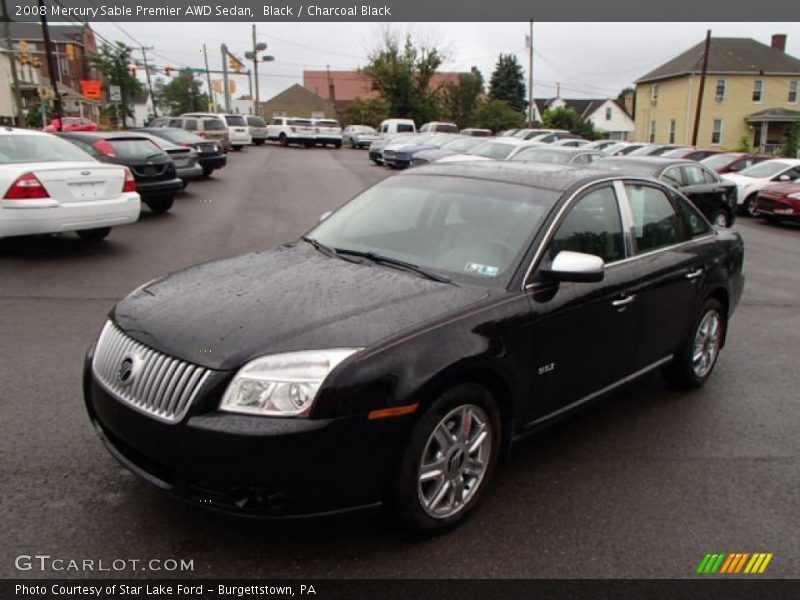 Black / Charcoal Black 2008 Mercury Sable Premier AWD Sedan
