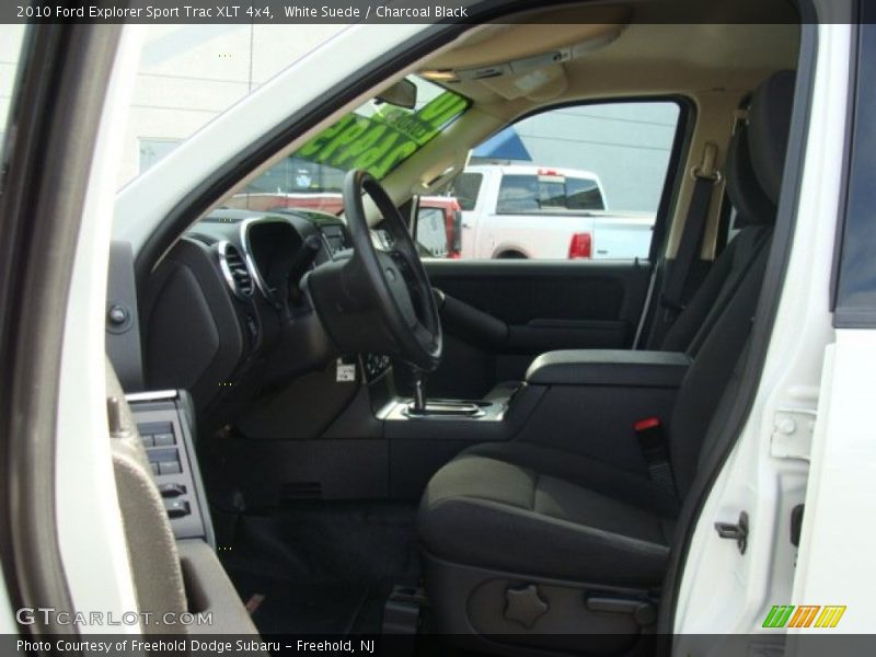 White Suede / Charcoal Black 2010 Ford Explorer Sport Trac XLT 4x4