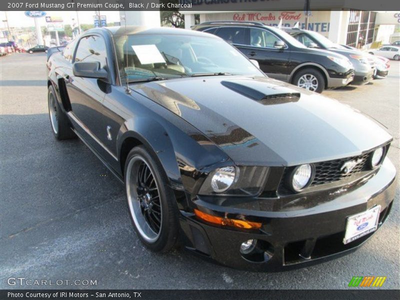 Black / Dark Charcoal 2007 Ford Mustang GT Premium Coupe