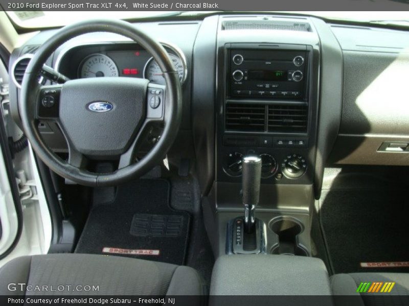 White Suede / Charcoal Black 2010 Ford Explorer Sport Trac XLT 4x4