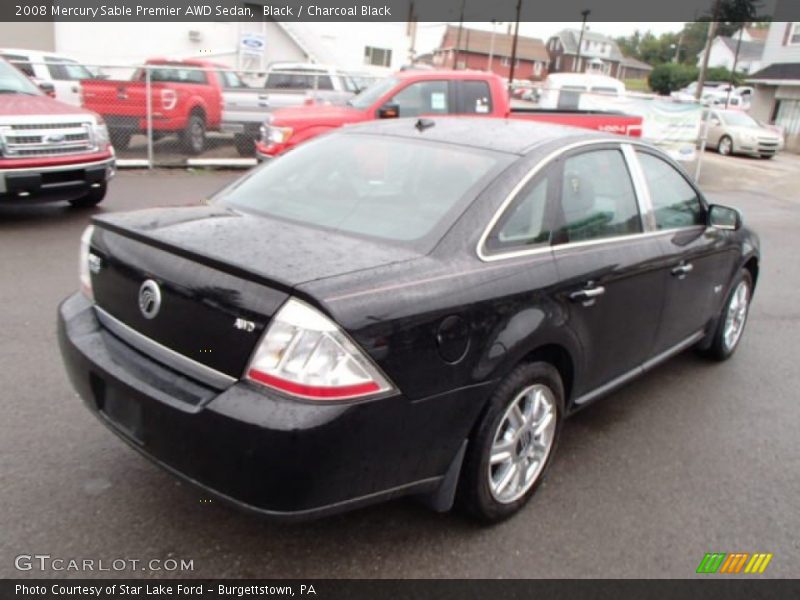 Black / Charcoal Black 2008 Mercury Sable Premier AWD Sedan