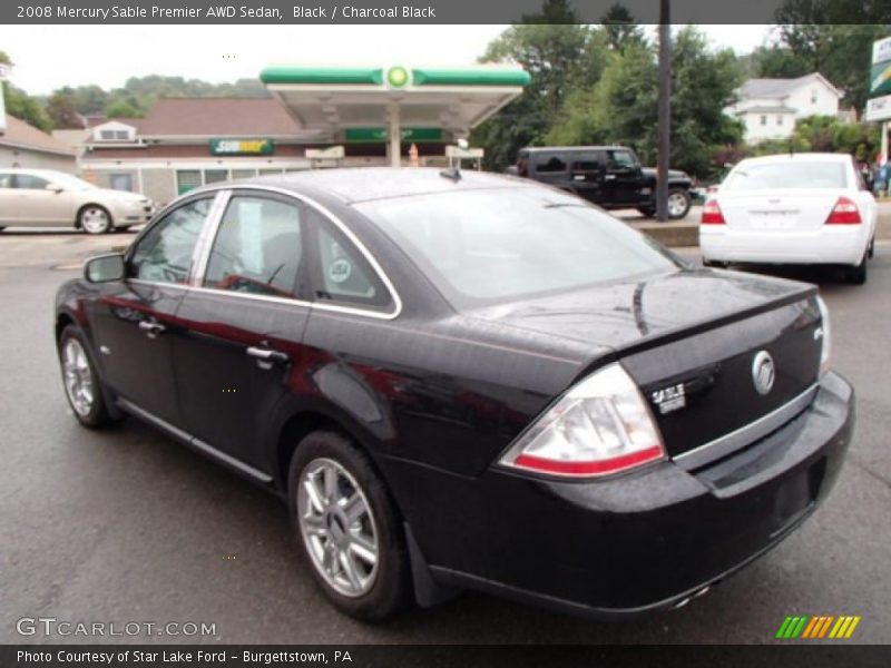 Black / Charcoal Black 2008 Mercury Sable Premier AWD Sedan