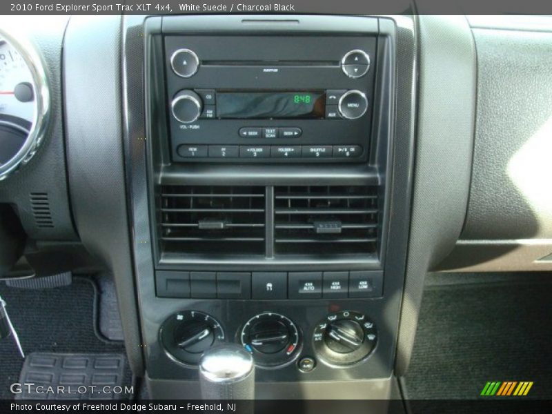 White Suede / Charcoal Black 2010 Ford Explorer Sport Trac XLT 4x4