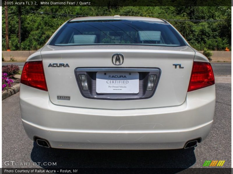 White Diamond Pearl / Quartz 2005 Acura TL 3.2