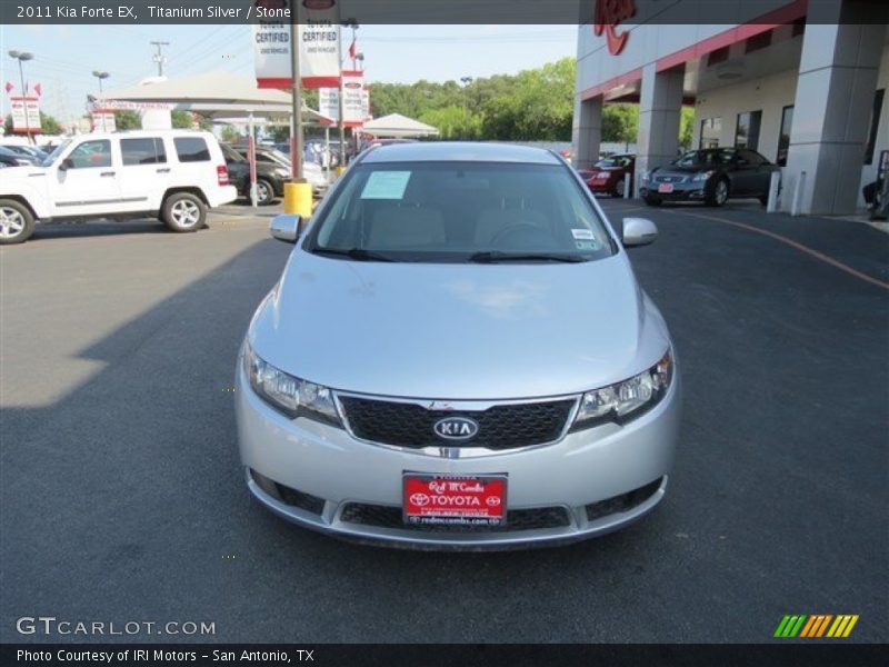 Titanium Silver / Stone 2011 Kia Forte EX