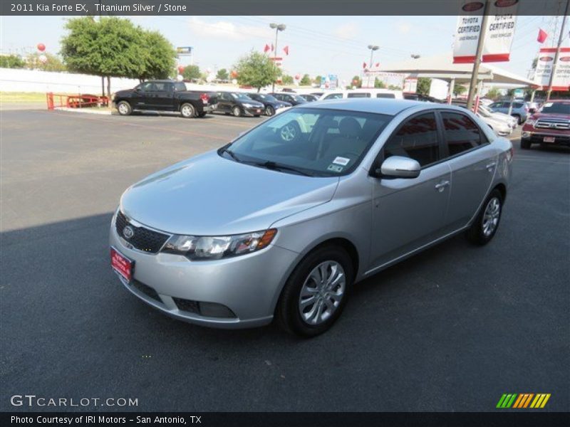 Titanium Silver / Stone 2011 Kia Forte EX