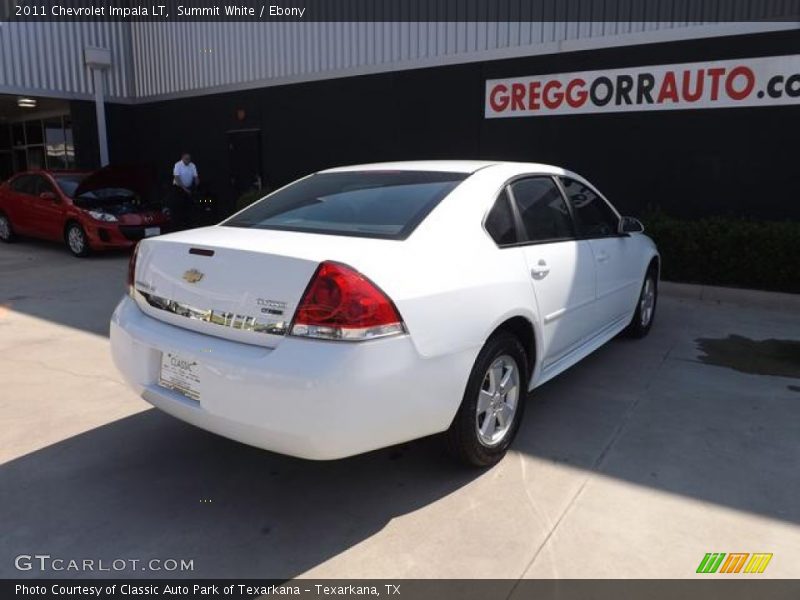 Summit White / Ebony 2011 Chevrolet Impala LT
