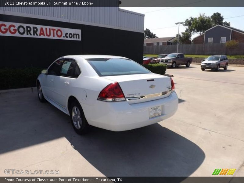 Summit White / Ebony 2011 Chevrolet Impala LT