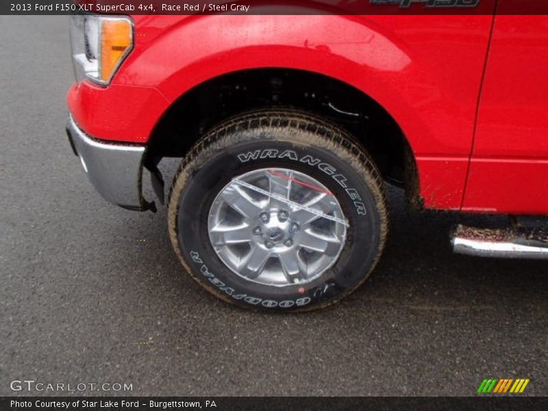 Race Red / Steel Gray 2013 Ford F150 XLT SuperCab 4x4