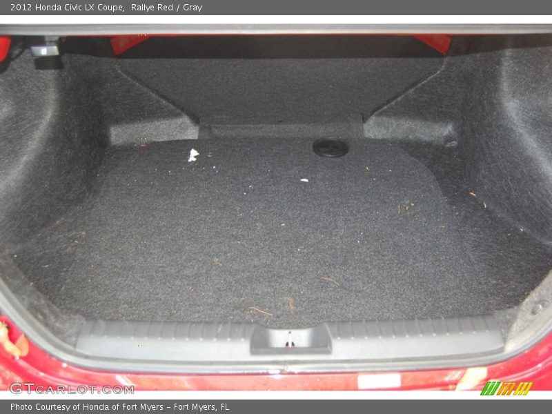 Rallye Red / Gray 2012 Honda Civic LX Coupe