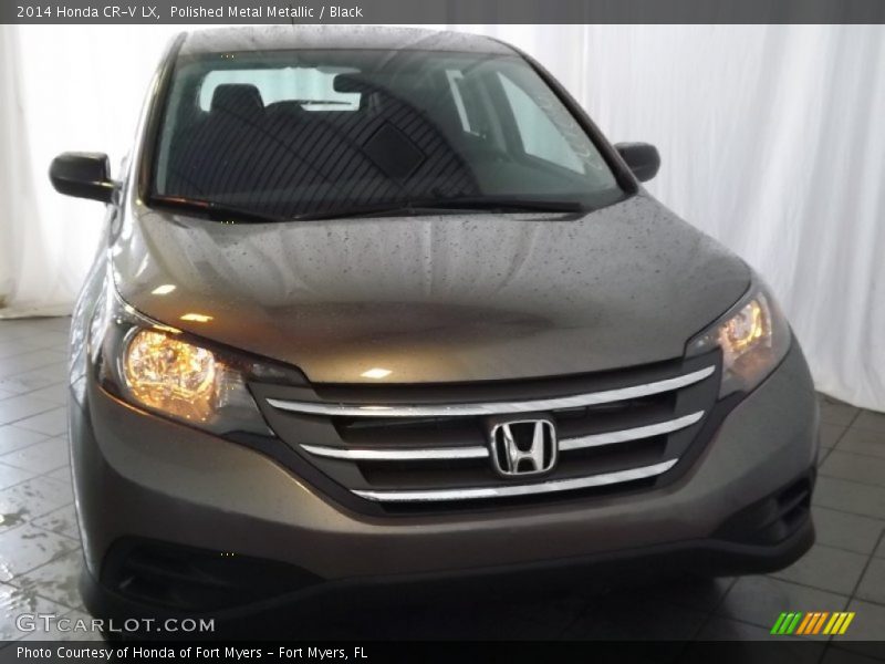 Polished Metal Metallic / Black 2014 Honda CR-V LX