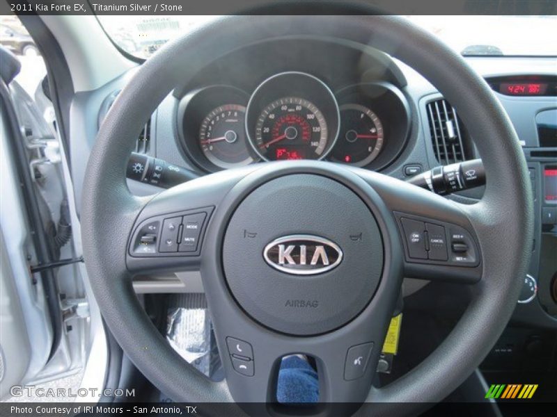 Titanium Silver / Stone 2011 Kia Forte EX