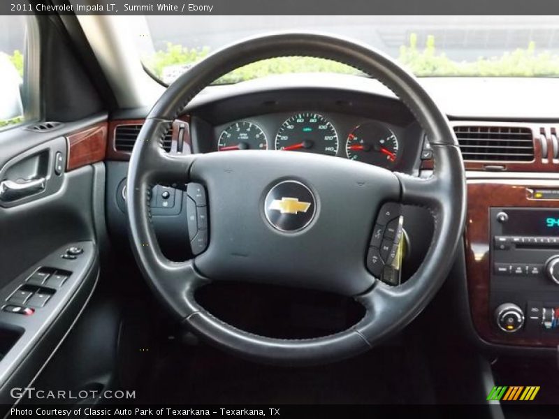 Summit White / Ebony 2011 Chevrolet Impala LT
