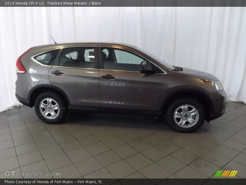 Polished Metal Metallic / Black 2014 Honda CR-V LX