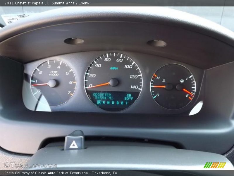 Summit White / Ebony 2011 Chevrolet Impala LT