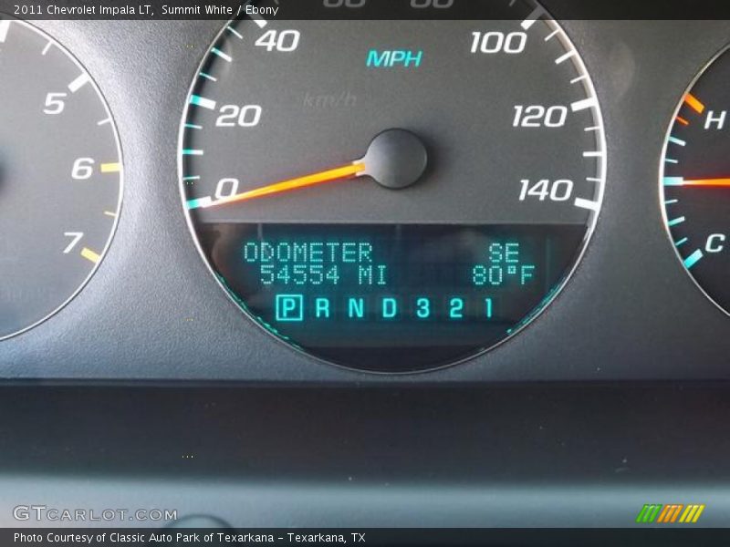 Summit White / Ebony 2011 Chevrolet Impala LT