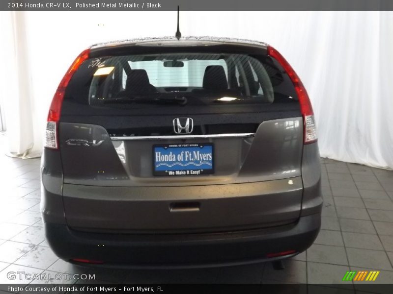 Polished Metal Metallic / Black 2014 Honda CR-V LX