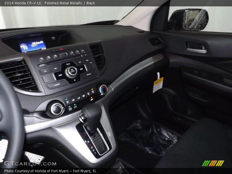 Polished Metal Metallic / Black 2014 Honda CR-V LX
