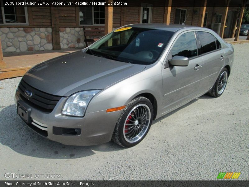 Vapor Silver Metallic / Medium Light Stone 2008 Ford Fusion SE V6