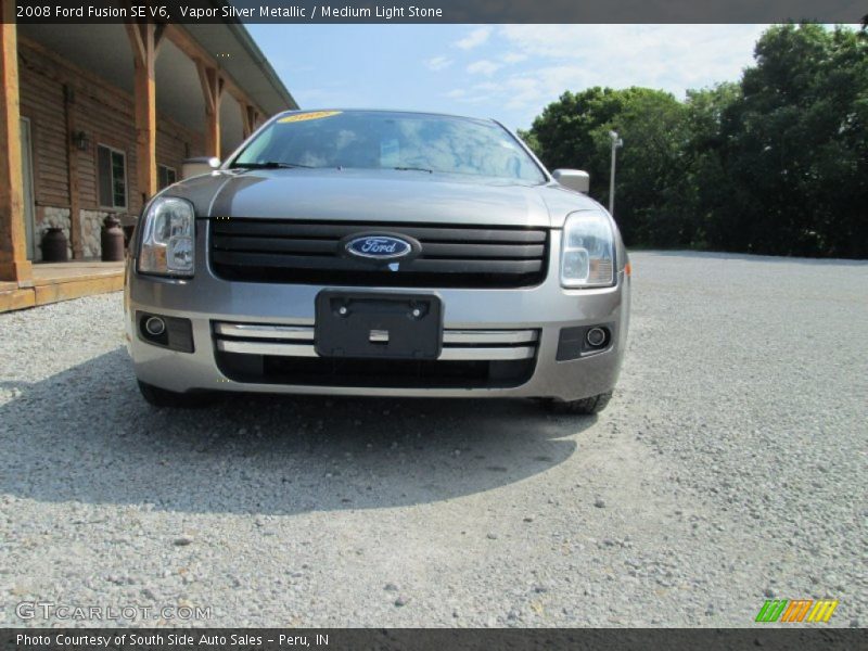 Vapor Silver Metallic / Medium Light Stone 2008 Ford Fusion SE V6