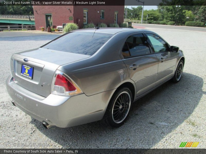 Vapor Silver Metallic / Medium Light Stone 2008 Ford Fusion SE V6