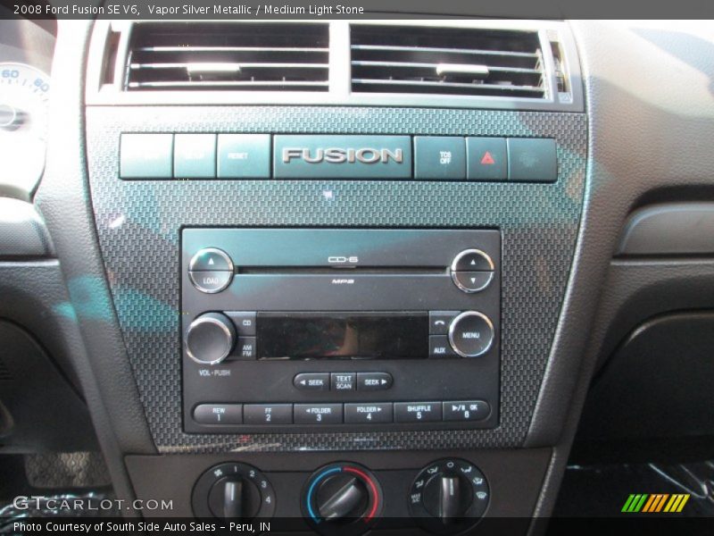 Vapor Silver Metallic / Medium Light Stone 2008 Ford Fusion SE V6