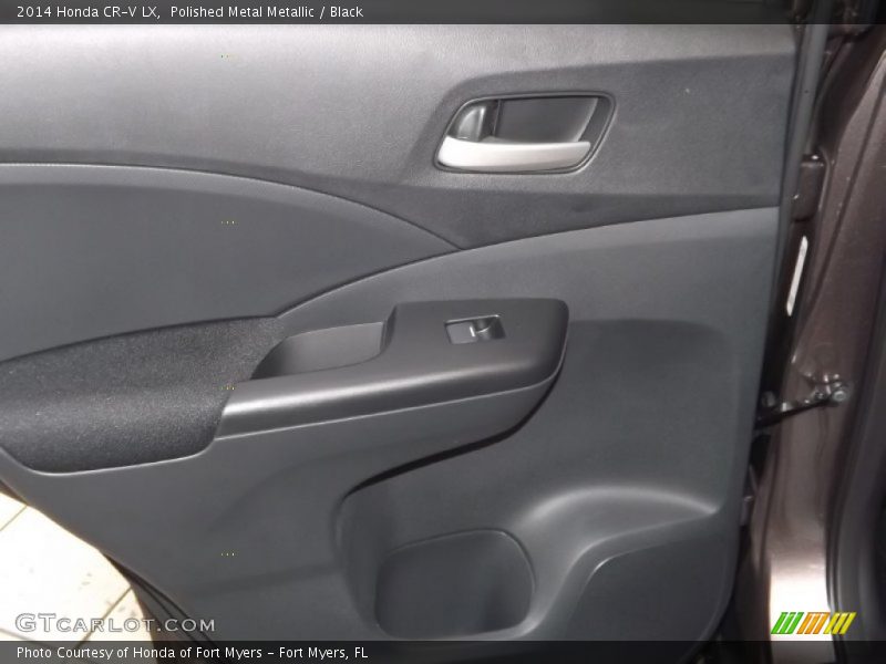 Polished Metal Metallic / Black 2014 Honda CR-V LX