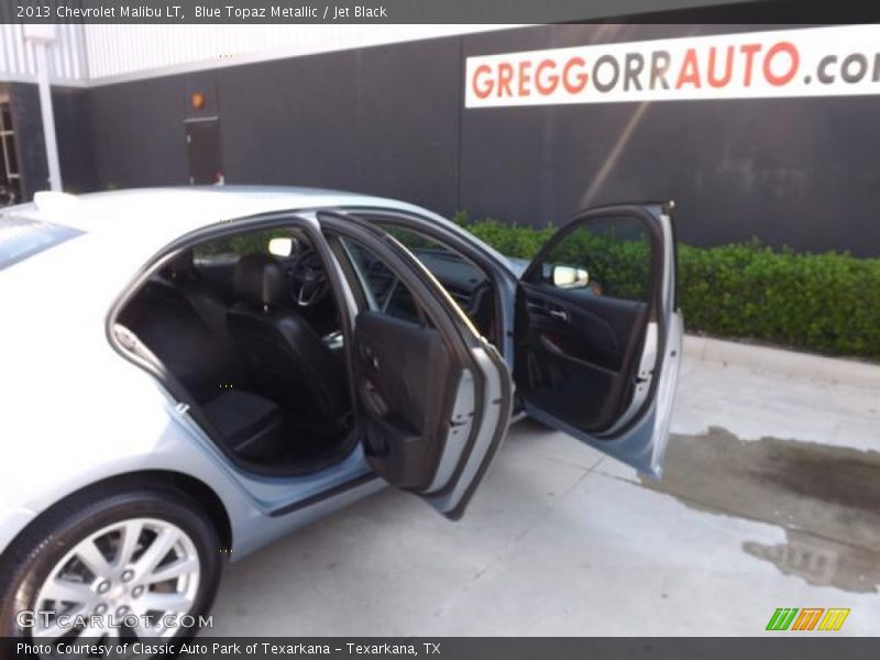 Blue Topaz Metallic / Jet Black 2013 Chevrolet Malibu LT