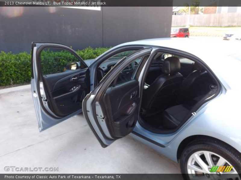 Blue Topaz Metallic / Jet Black 2013 Chevrolet Malibu LT