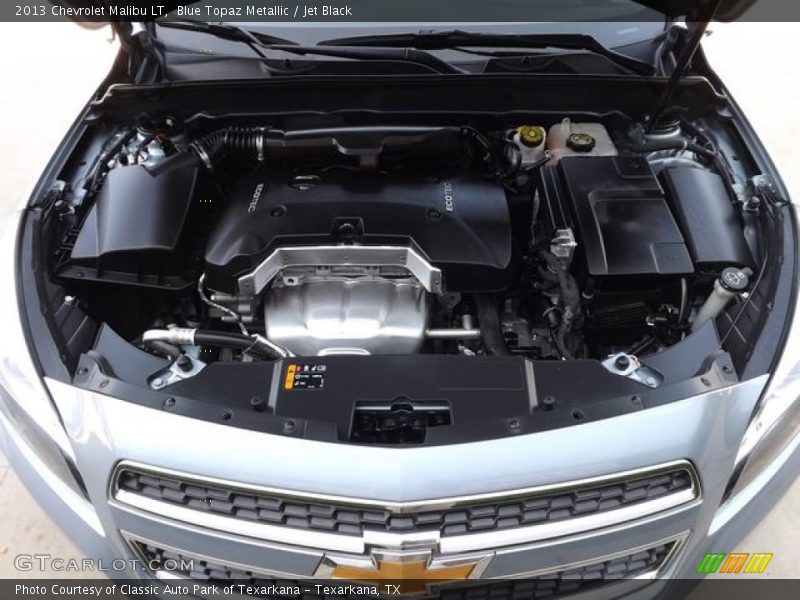 Blue Topaz Metallic / Jet Black 2013 Chevrolet Malibu LT