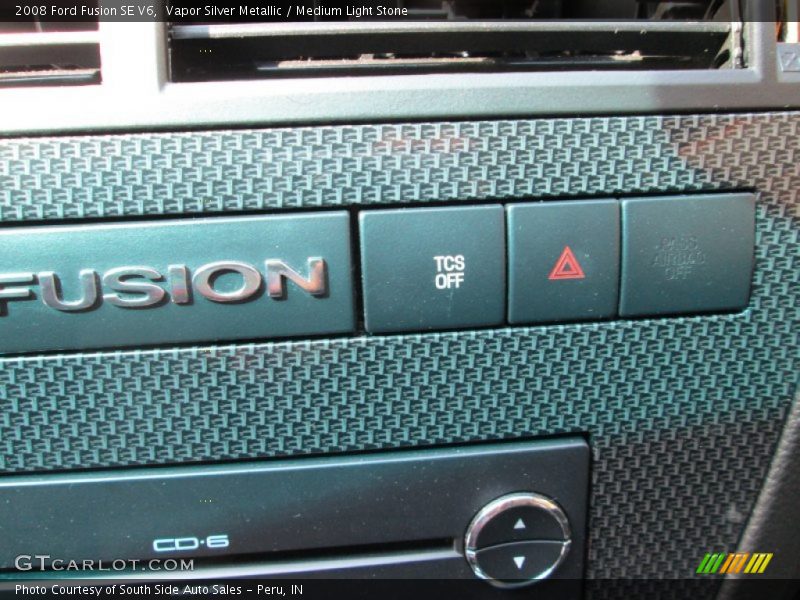 Vapor Silver Metallic / Medium Light Stone 2008 Ford Fusion SE V6