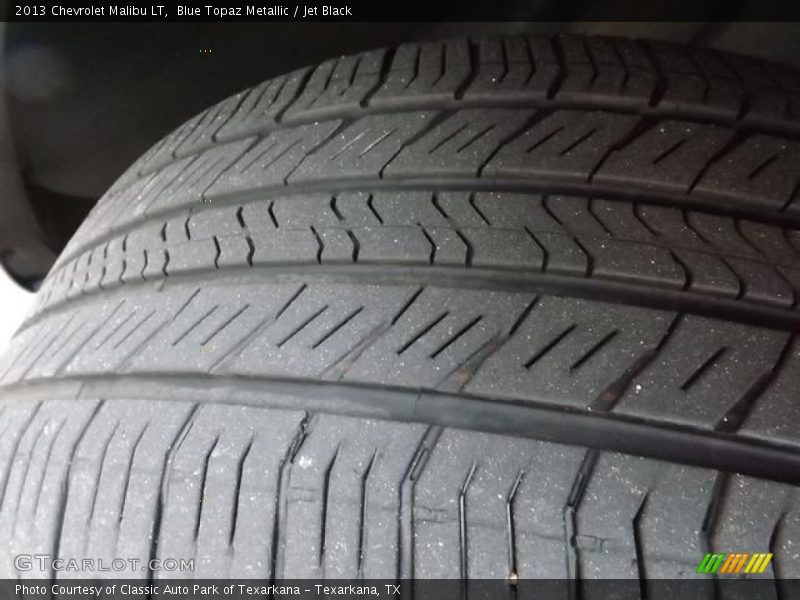 Blue Topaz Metallic / Jet Black 2013 Chevrolet Malibu LT