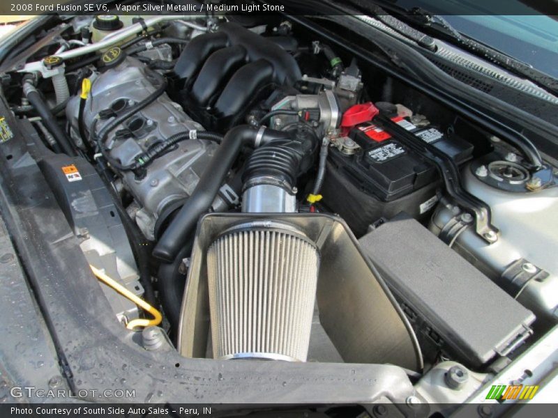Vapor Silver Metallic / Medium Light Stone 2008 Ford Fusion SE V6